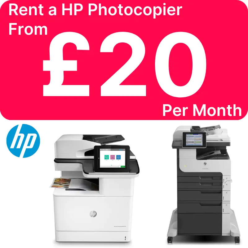 HP Photocopier Rental Liverpool - Rent an HP Copier from £20 per month