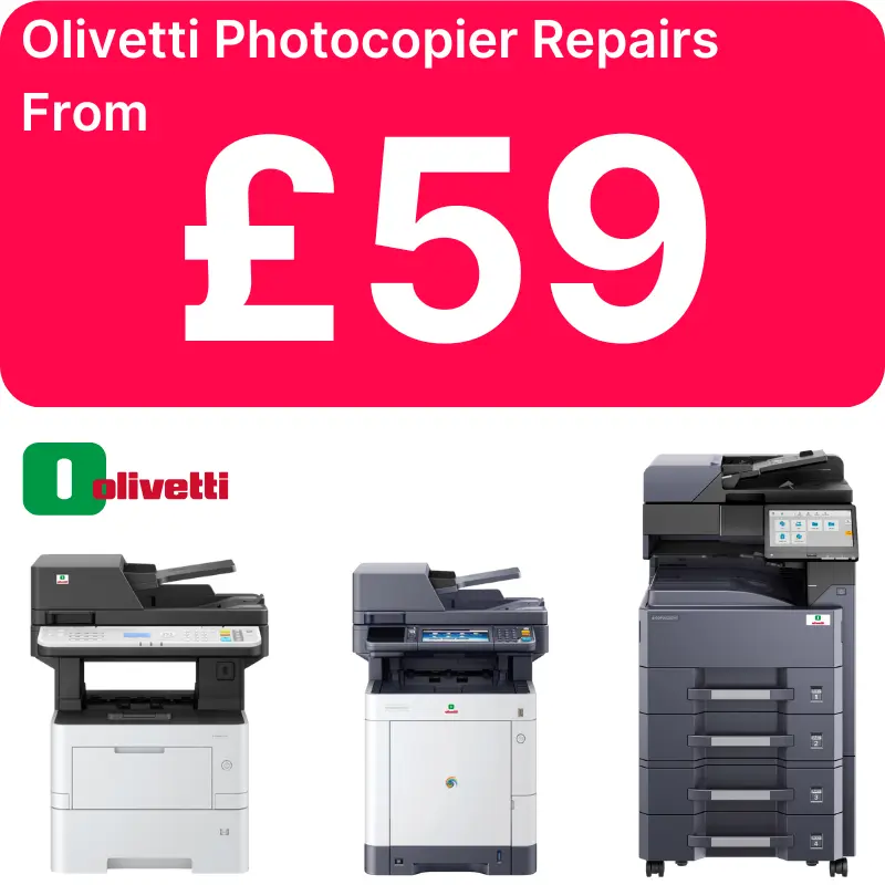 Olivetti Photocopier Repairs in Liverpool from £59