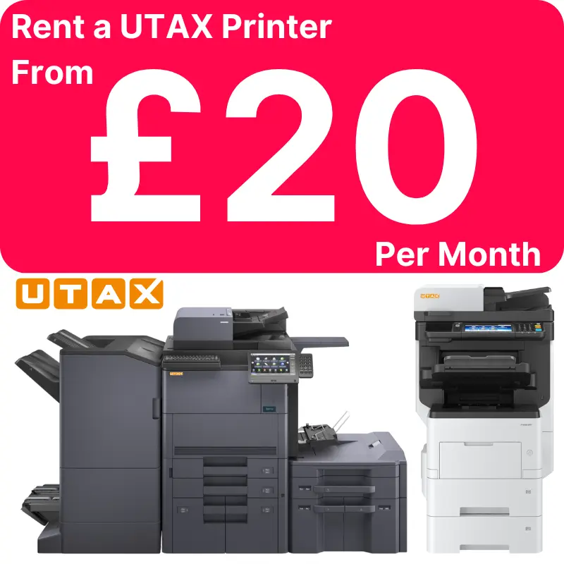 Rent a UTAX Printer in Liverpool from £5 per week - UTAX Printer Rental Liverpool