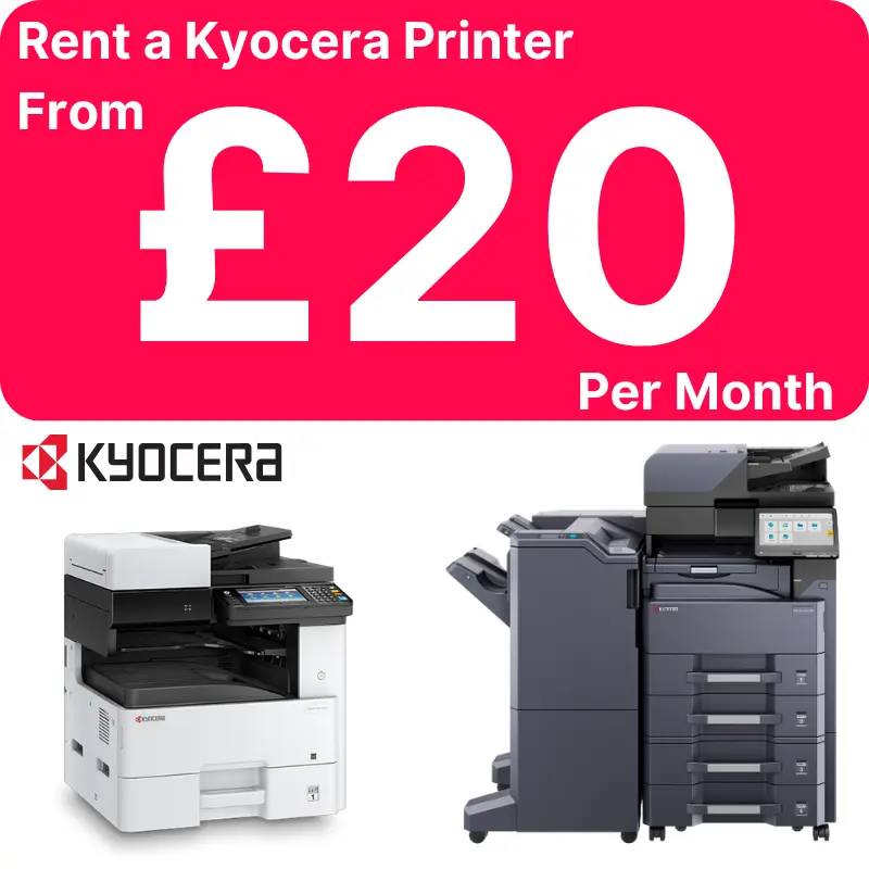 Rent a Kyocera Printer in Liverpool from £20 - Kyocera Printer Rental Liverpool