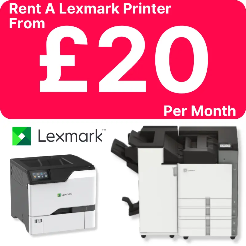 Rent a Lexmark Printer in Liverpool from £20 - Lexmark Printer Rental Liverpool