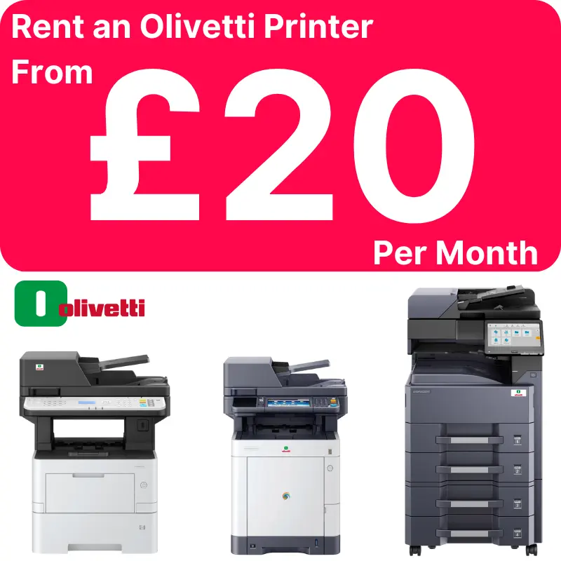 Rent an Olivetti Printer in Liverpool from £5 per week - Olivetti Printer Rental Liverpool